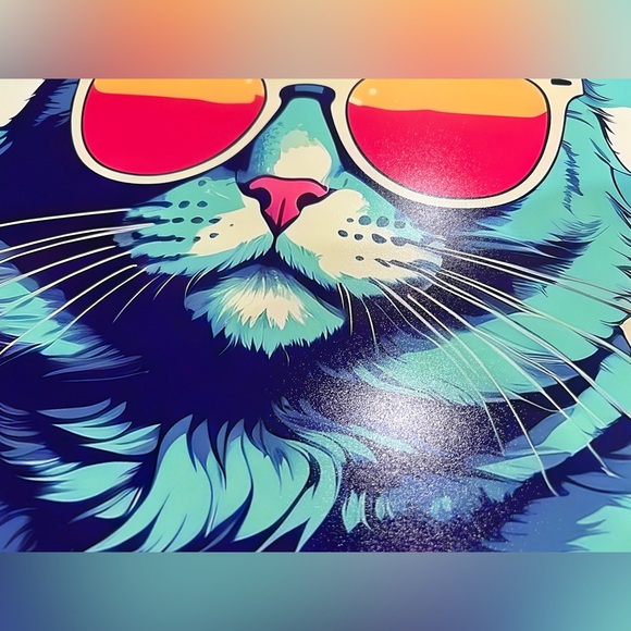 Cool Cat - Original Print on high quality photo paper by Stumblegirl - Picture 3 of 3